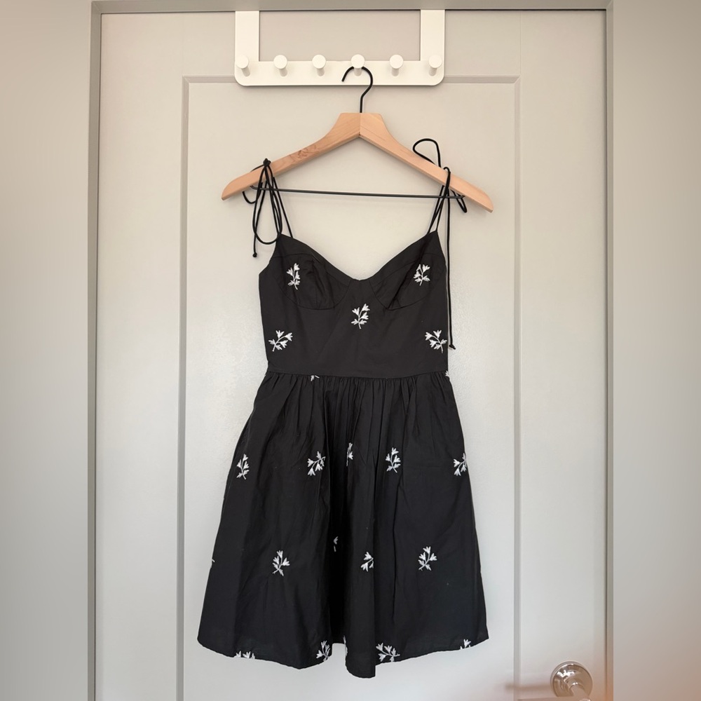 Zara Embroidered Eyelet Dress